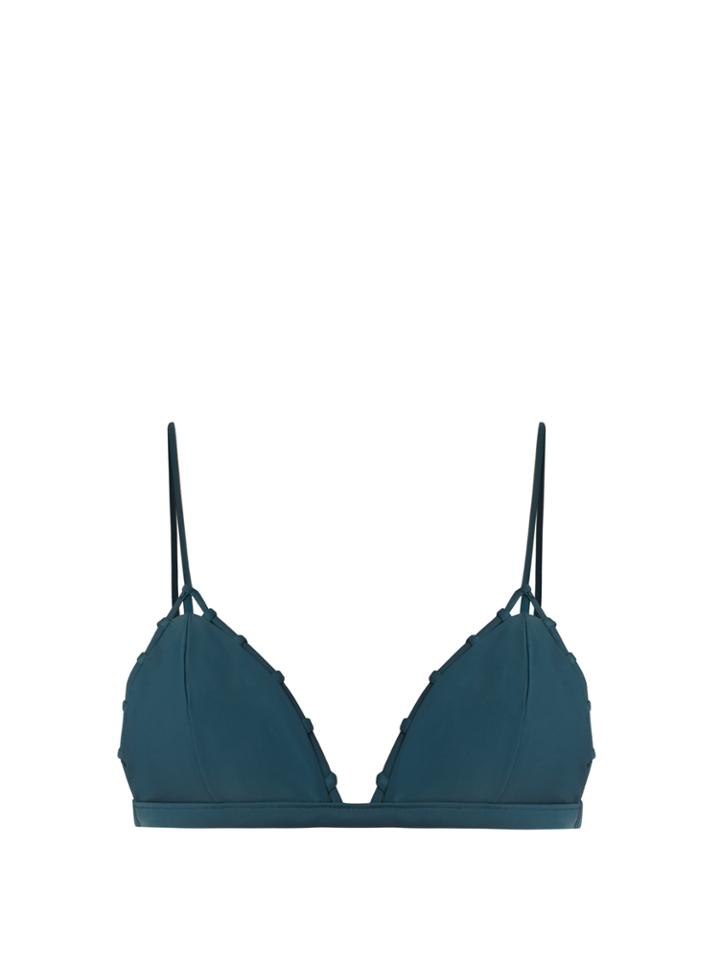 Jade Swim Chain Reaction Triangle Bikini Top