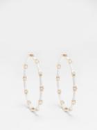 Melissa Kaye - Zea Diamond, Enamel & 18kt Gold Earrings - Womens - White Multi