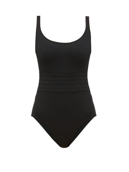 Matchesfashion.com Eres - Asia Ribbed Swimsuit - Womens - Black