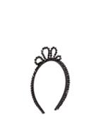 Matchesfashion.com Simone Rocha - Wiggle Crystal Embellished Headband - Womens - Black