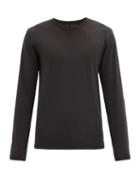 Matchesfashion.com Rag & Bone - Base Long-sleeved Organic-cotton Jersey T-shirt - Mens - Black