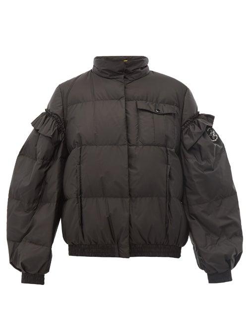 Matchesfashion.com 4 Moncler Simone Rocha - Akela Down Filled Bomber Jacket - Womens - Black
