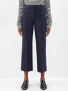 S Max Mara - Totem Trousers - Womens - Dark Blue