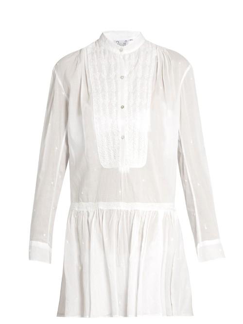 Thierry Colson Lizbeth Embroidered Cotton Dress