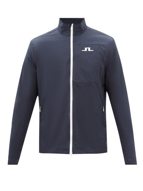J.lindeberg - Ash Light Technical-shell Golf Jacket - Mens - Navy