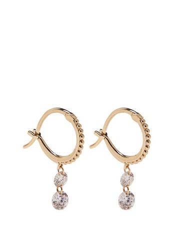 Matchesfashion.com Raphaele Canot - Set Free Diamond & Yellow Gold Earrings - Womens - Gold