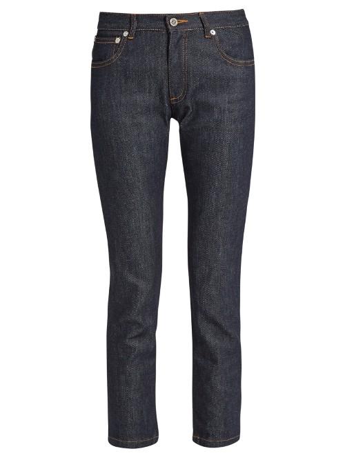 A.p.c. Etroit Mid-rise Slim-leg Cropped Jeans