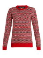 Perfect Moment Frequency Zigzag-intarsia Wool-knit Sweater