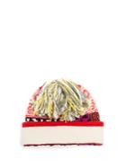 Burberry Patchwork Wool-blend Beanie Hat