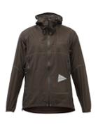 And Wander - 3l Technical-nylon Hooded Jacket - Mens - Grey