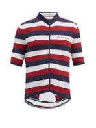 Matchesfashion.com Caf Du Cycliste - Francine Jersey Cycling Top - Mens - Red Multi