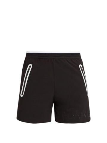 Blackbarrett By Neil Barrett Contrast-zip Water-repellent Shorts