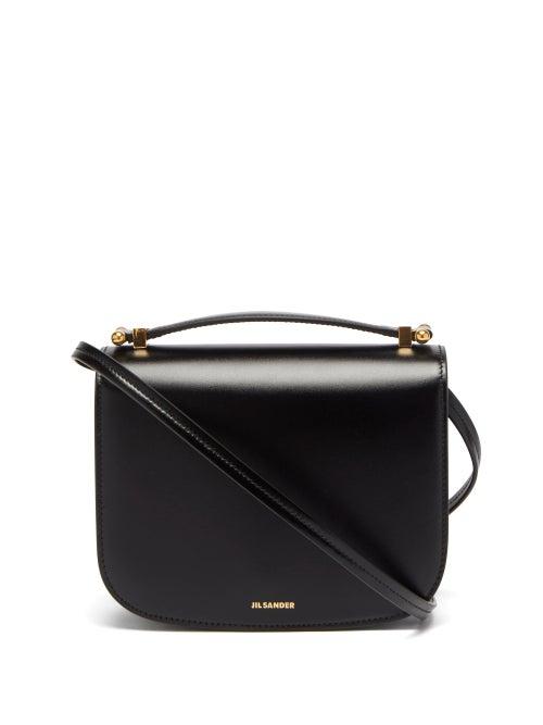 Ladies Bags Jil Sander - Logo-embossed Leather Shoulder Bag - Womens - Black