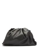 Matchesfashion.com Bottega Veneta - The Pouch Large Leather Clutch - Womens - Black