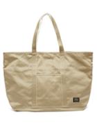 Matchesfashion.com Porter-yoshida & Co. - Weapon Large Cotton-canvas Tote Bag - Mens - Beige
