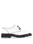 Matchesfashion.com Marni - Lace-up Polished-leather Derby Shoes - Womens - White