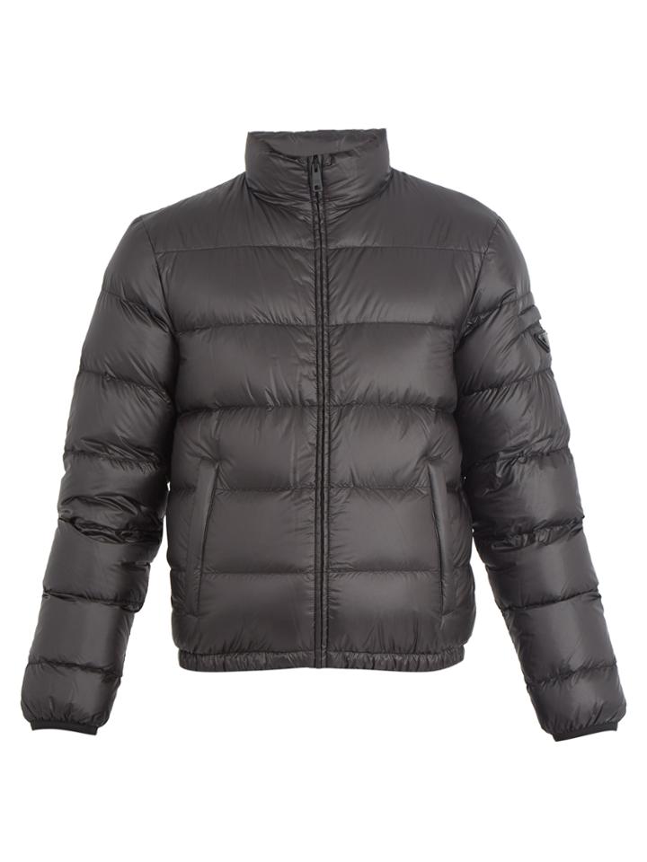 Prada High-neck Quilted Down Jacket
