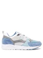 Matchesfashion.com Karhu - Fusion 2.0 Leather And Suede Trainers - Mens - Blue Multi