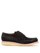 Matchesfashion.com Grenson - Tucker Suede Derby Shoes - Mens - Black