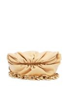 Matchesfashion.com Bottega Veneta - The Chain Pouch Small Leather Clutch Bag - Womens - Beige