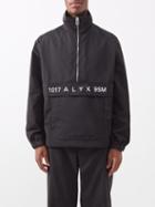 1017 Alyx 9sm - Logo-print Shell Windbreaker Track Jacket - Mens - Black
