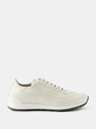 John Lobb - Foundry Ii Leather Trainers - Mens - Off White