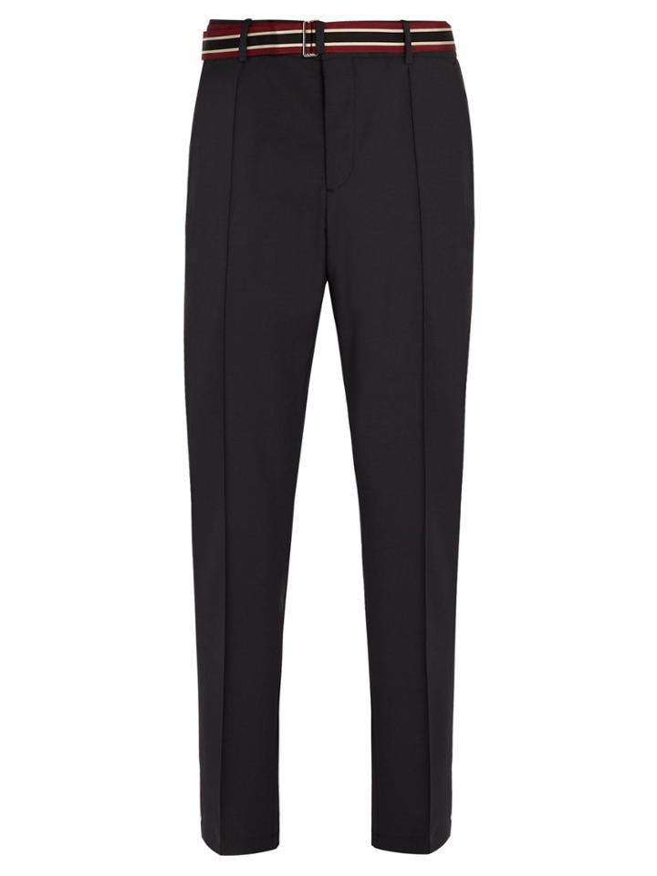 Valentino Tailored Wool-blend Trousers