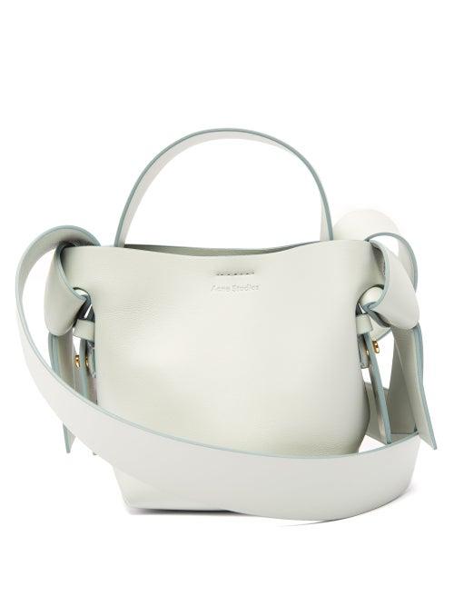Matchesfashion.com Acne Studios - Musubi Micro Leather Cross Body Bag - Womens - Light Blue