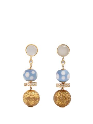Francesca Villa My Generation Diamond, Yellow-gold Earrings