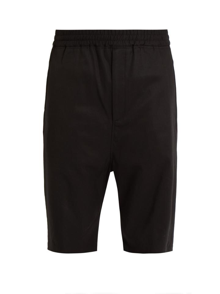 Neil Barrett Mid-rise Straight-leg Shorts