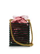 Matchesfashion.com Montunas - Vanda Tortoiseshell-acetate Box Bag - Womens - Green Multi