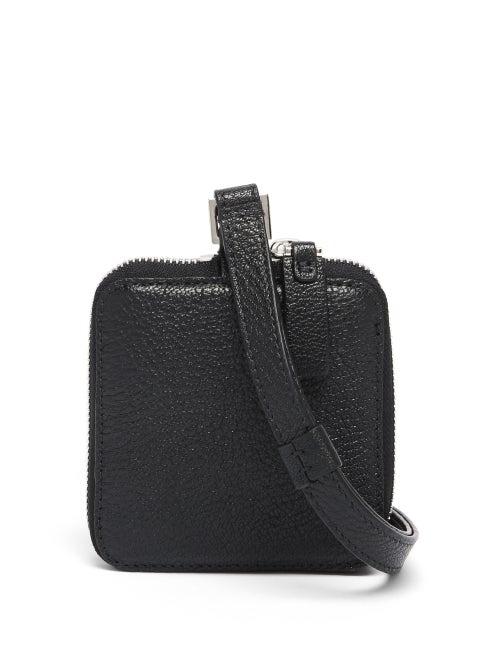 Matchesfashion.com Bonastre - Grained-leather Cross-body Pouch - Mens - Black