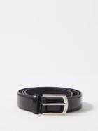 Brunello Cucinelli - Leather Belt - Mens - Black