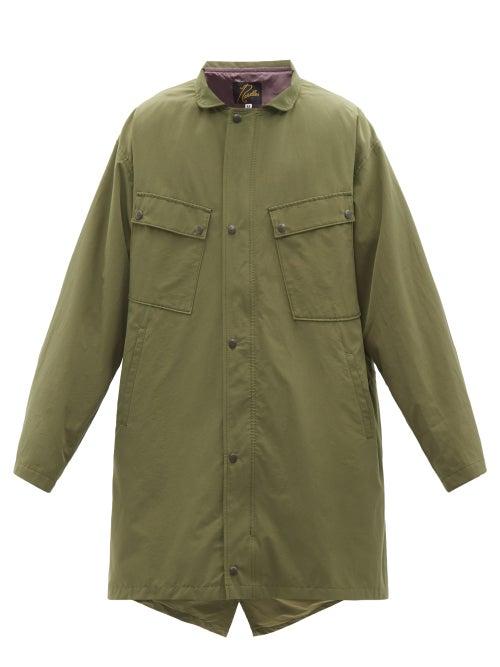 Needles - Fishtail Cotton-blend Parka - Mens - Dark Green