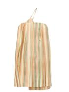 Matchesfashion.com Jacquemus - Soleil Striped Slubbed Mini Dress - Womens - Green Multi