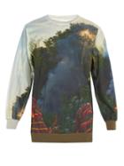 Matchesfashion.com Bless - Holiday Fire Cotton Sweatshirt - Mens - Multi