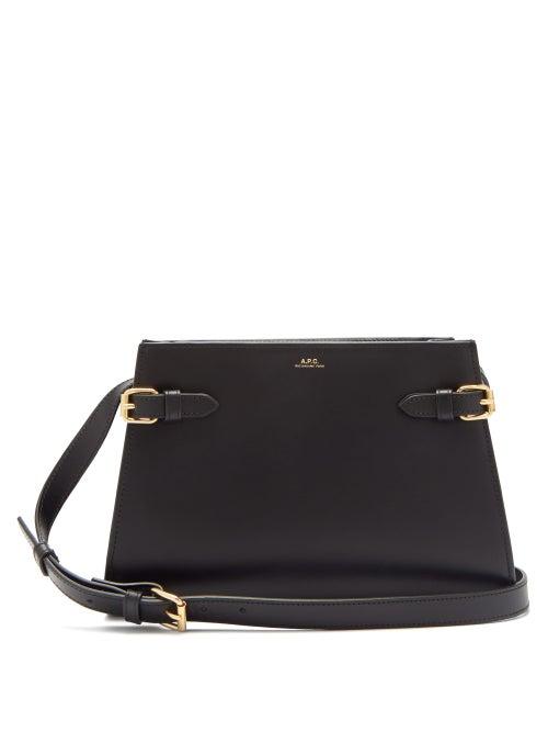 Matchesfashion.com A.p.c. - Charlotte Smooth Leather Cross Body Bag - Womens - Black