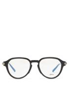 Matchesfashion.com Brioni - Round Acetate Glasses - Mens - Black