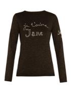 Bella Freud Je T'aime Jane Wool-blend Sweater