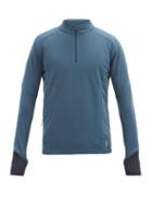 Matchesfashion.com On - High-neck Technical-jersey T-shirt - Mens - Blue
