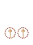 Charlotte Chesnais Fine Jewellery Saturn Small Sapphire, Amethyst & Gold Earrings