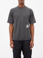 And Wander - Power Dry Raglan-sleeve Jersey T-shirt - Mens - Grey