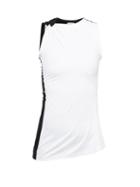 Jw Anderson - Twisted-seam Bi-colour Jersey Tank Top - Womens - Black White