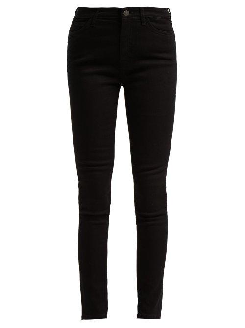 Matchesfashion.com M.i.h Jeans - Bridge High Rise Stretch Denim Jeans - Womens - Black