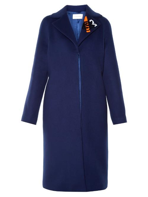 Christopher Kane Tape And Sequin-embellished Coat