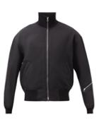 Jil Sander - High-neck Gabardine Bomber Jacket - Mens - Black