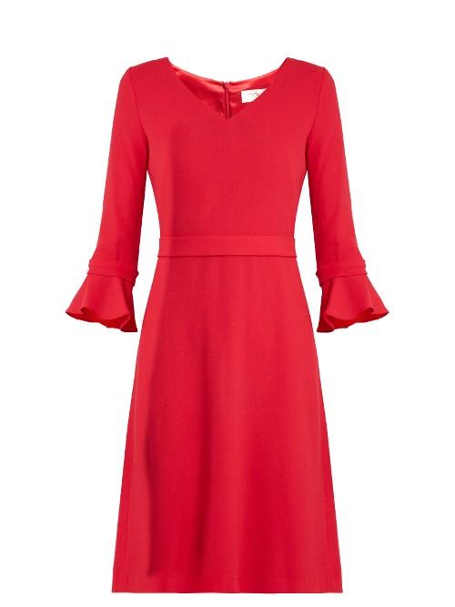 Goat Chiara Wool-crepe Dress