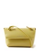 Acne Studios - Alexandria Knotted-strap Leather Cross-body Bag - Womens - Light Green