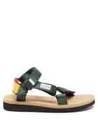 Matchesfashion.com Suicoke - Depa-cab Velcro-strap Sandals - Womens - Dark Green