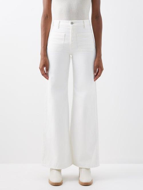 Nili Lotan - Florence Flared Jeans - Womens - Ivory